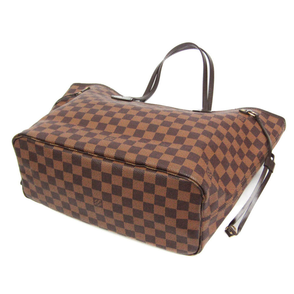 LOUIS VUITTON Authentic Brown Damier Neverfull MM Tote Bag - Picture 2 of 12